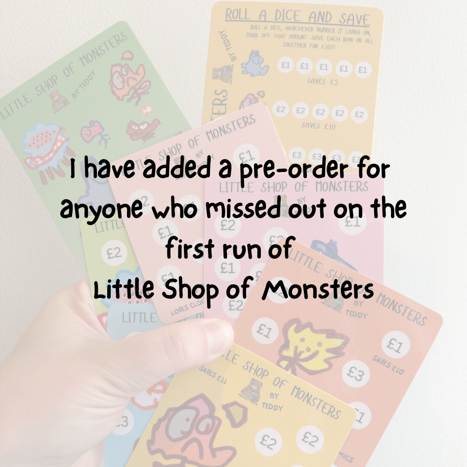 Little Shop of Monsters Savings Challenges