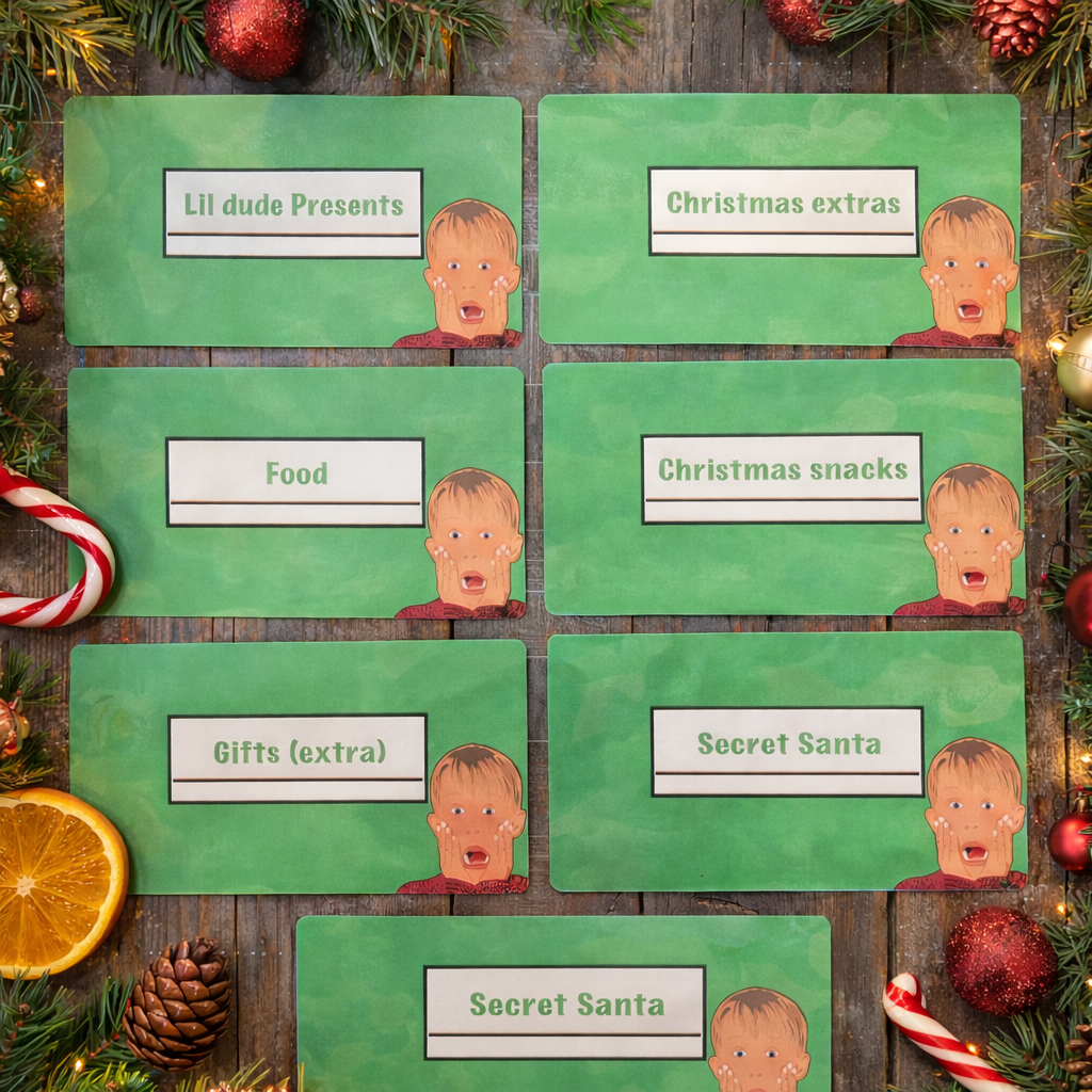 Savings Challenge Binder Inserts Customised Title Dividers for A6 (bundle of 6)