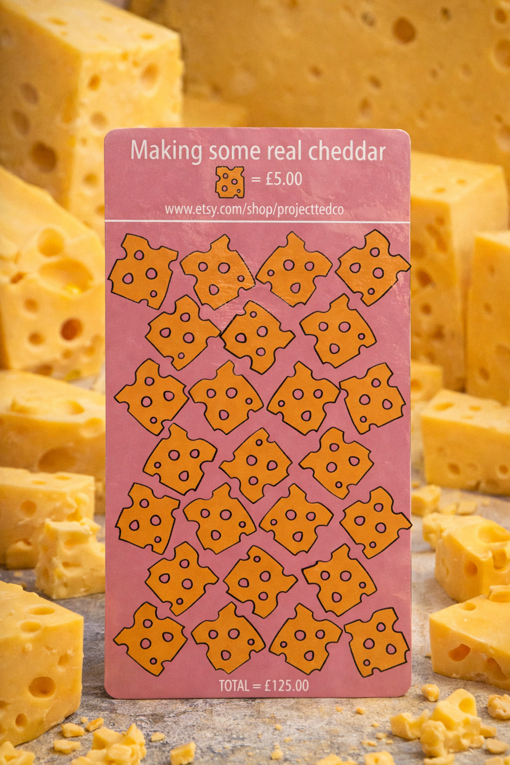 Making some real cheddar - Cheese Themed Savings Challenge