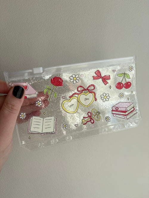 A6 Glitter Wallets - Forever Love