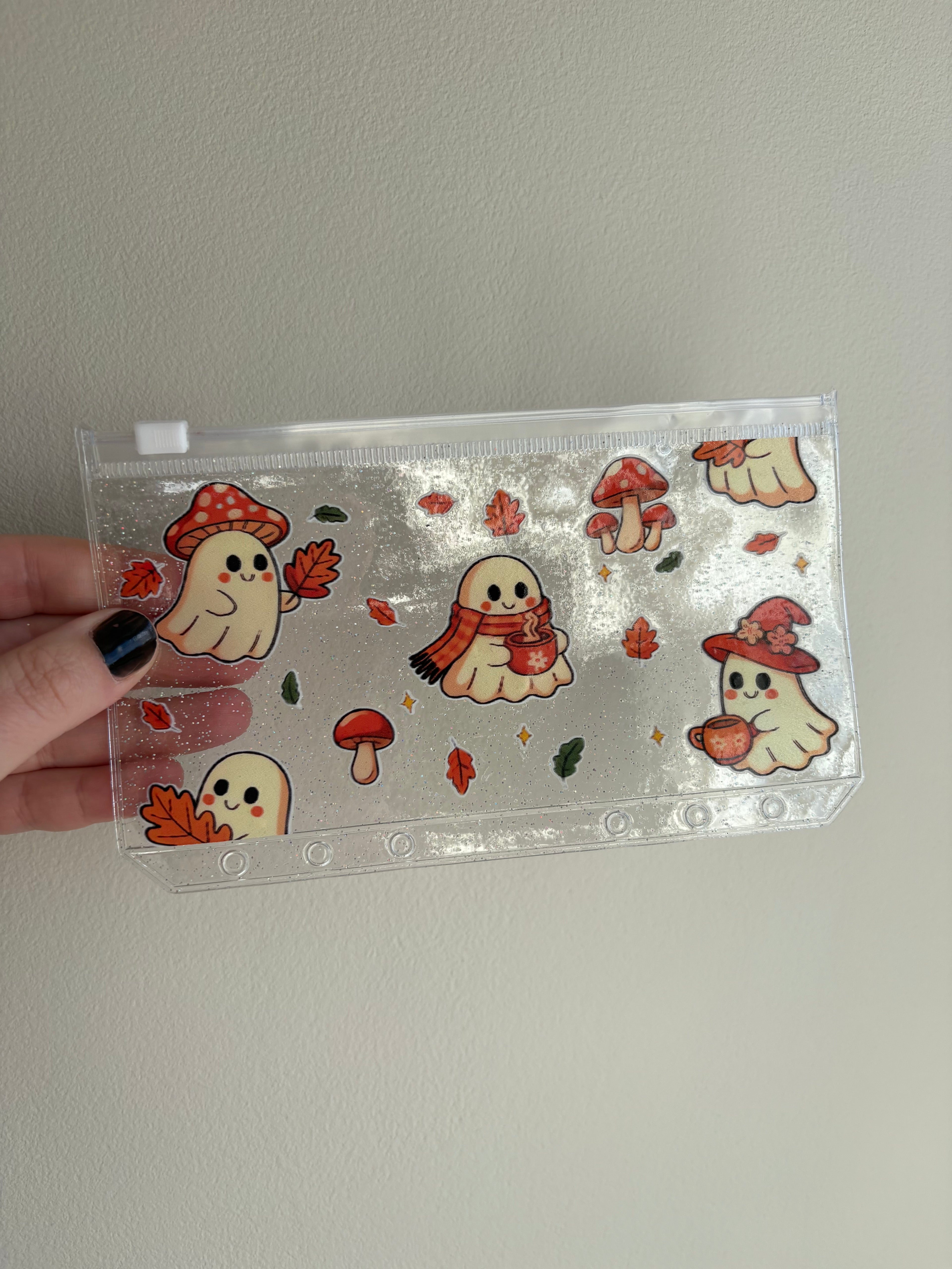 A6 Glitter Wallets - Autumn Winter Thoughts