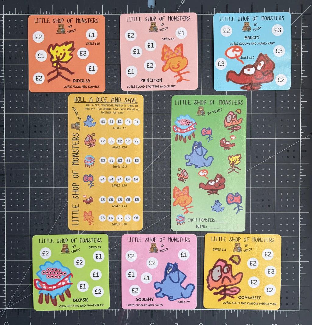 Little Shop of Monsters Savings Challenges