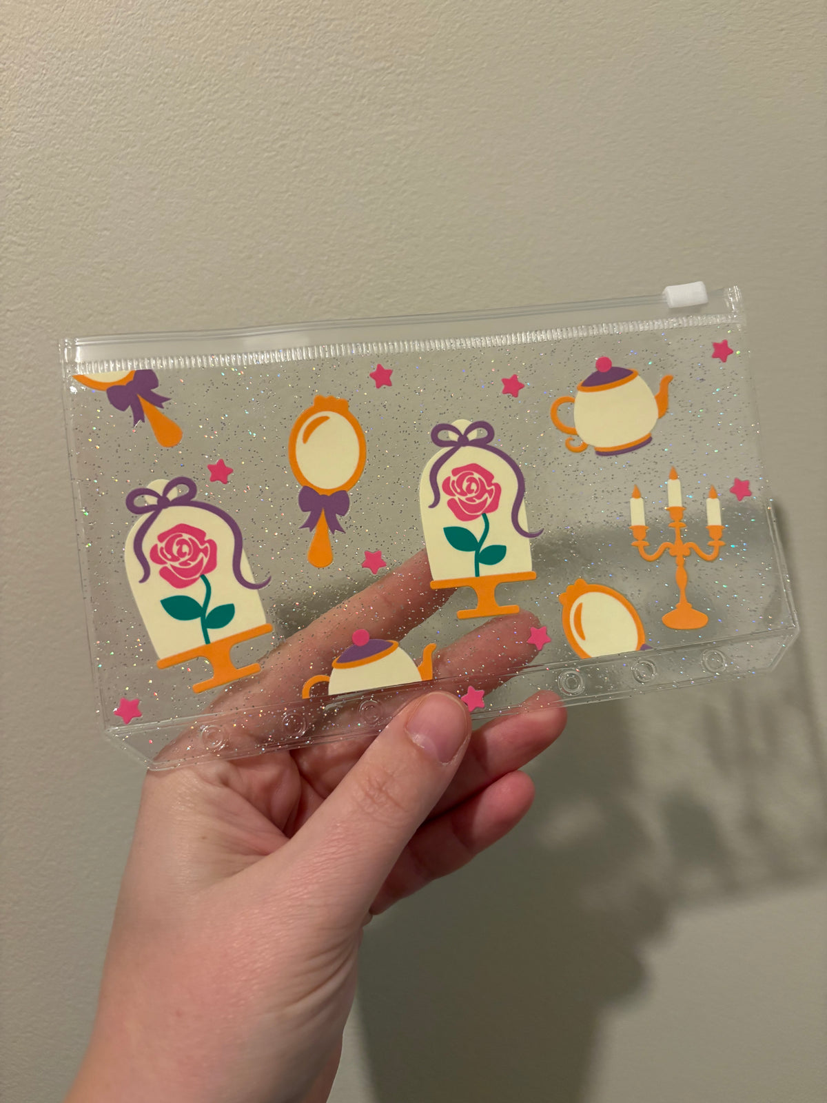 A6 Glitter Wallets - Princess Dreams