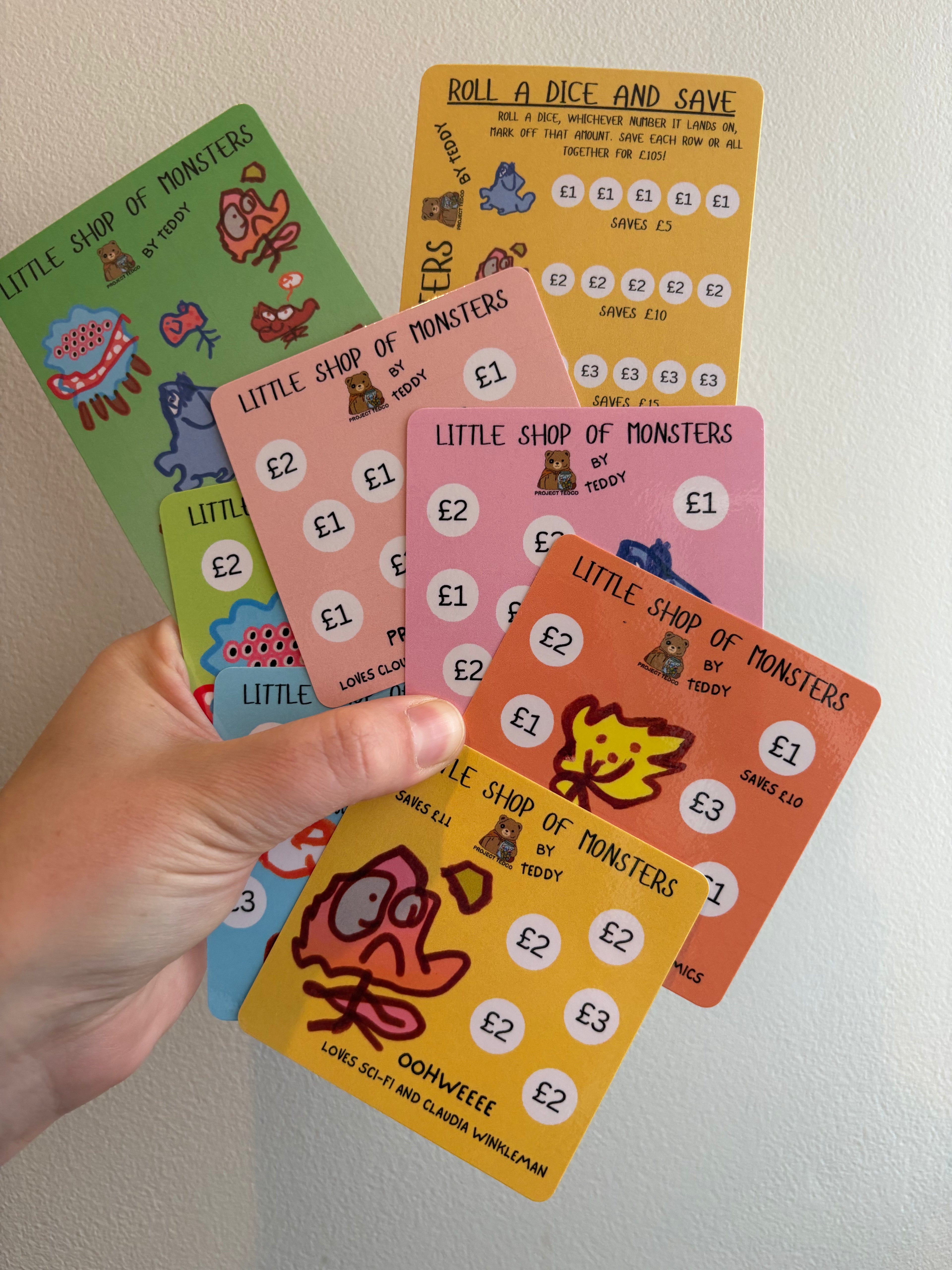 Little Shop of Monsters Savings Challenges
