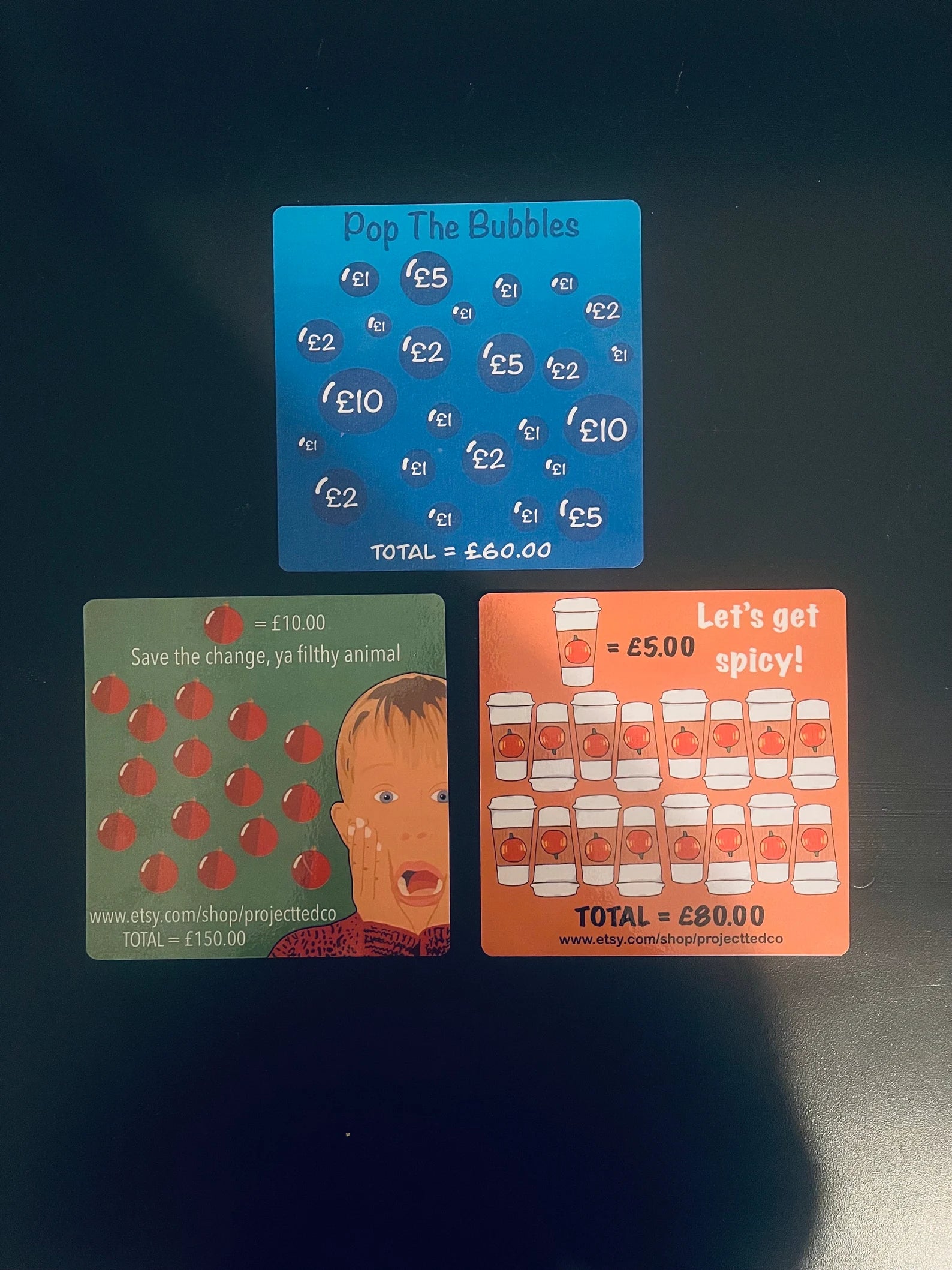 3 x Square Savings Challenges - Coffee, Kevin & Bubbles!