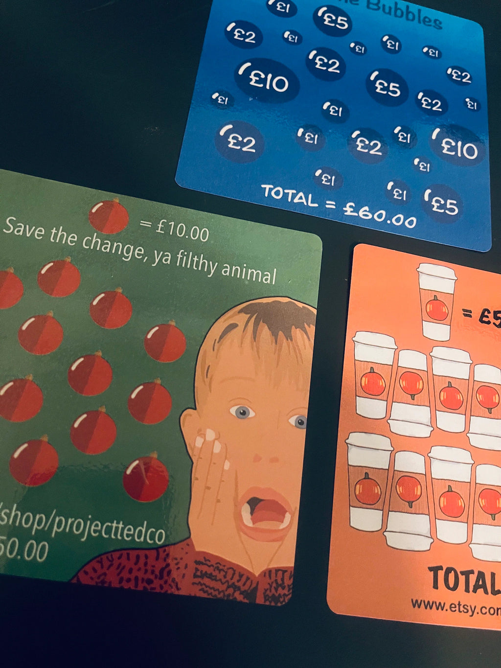 3 x Square Savings Challenges - Coffee, Kevin & Bubbles!