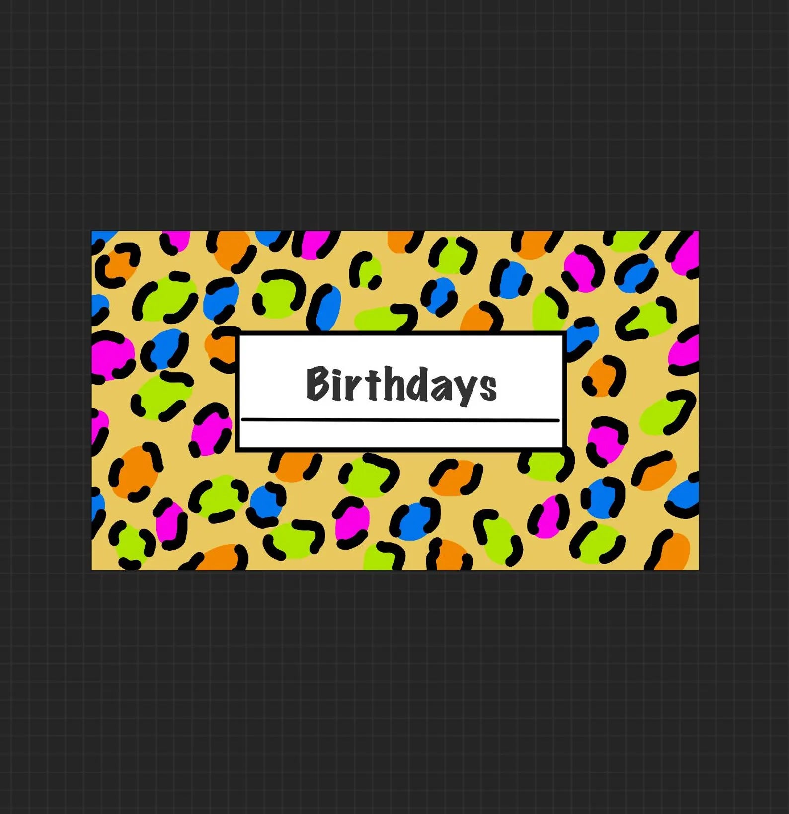 Savings Challenge Binder Inserts Customised Title Dividers for A6 (bundle of 6)